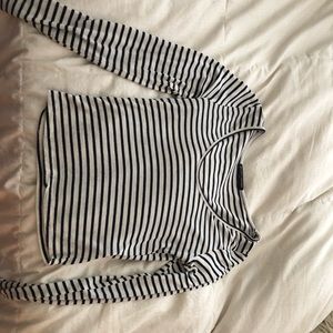 Stripped brandy long sleeve